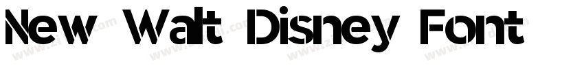 New Walt Disney Font字体转换